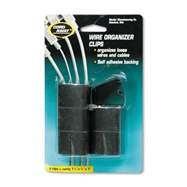Master Caster Co Master Caster 00204 Self-Adhesive Wire Clips  Six per Pack 204